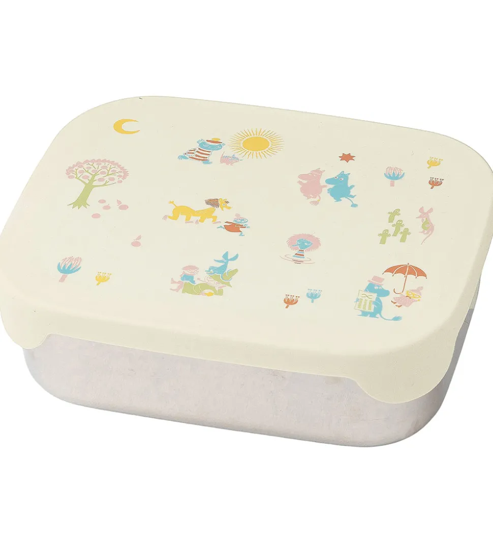 Rätt Start Madkasse - Mumi - Rustfrit Stål/Silikone - Beige