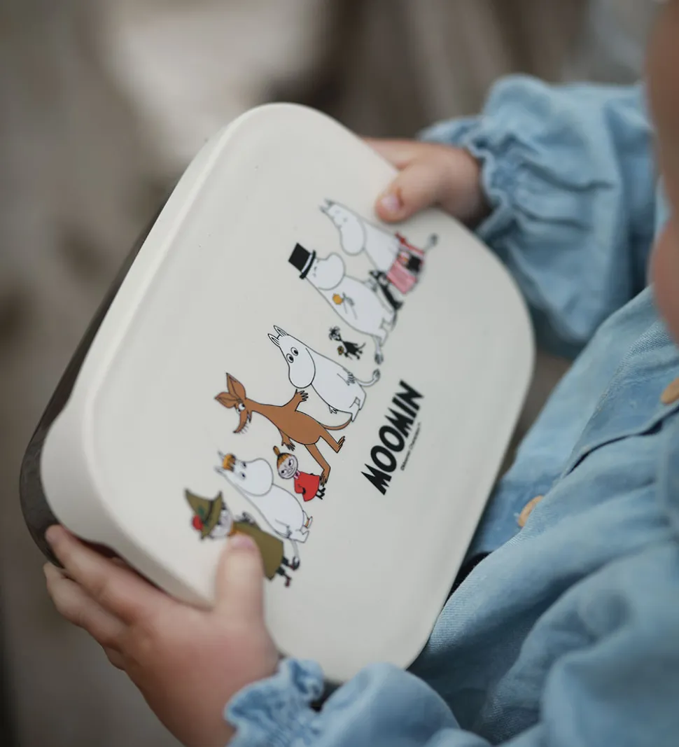 Rätt Start Madkasse - Mumi - Rustfrit Stål/Silikone - Beige