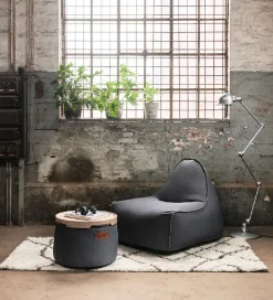 SACKit Puf - Canvas - 50x35 cm - Petrol