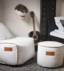 SACKit Puf - Cobana - Junior - 35x35 cm - Hvid