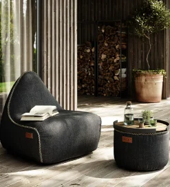 SACKit Puf - Cobana - 50x35 cm - Sort