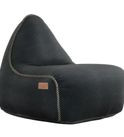 SACkit Sækkestol - Canvas Lounge Chair - 96x80x70 cm - Sort