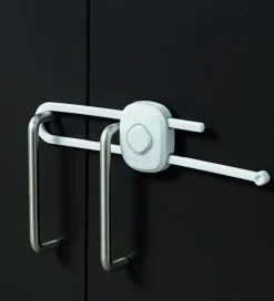 Safety 1st Skabslås m. Snydeknap - Hvid