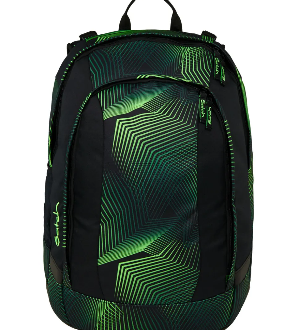 Satch Skoletaske - Air - Seismic Green