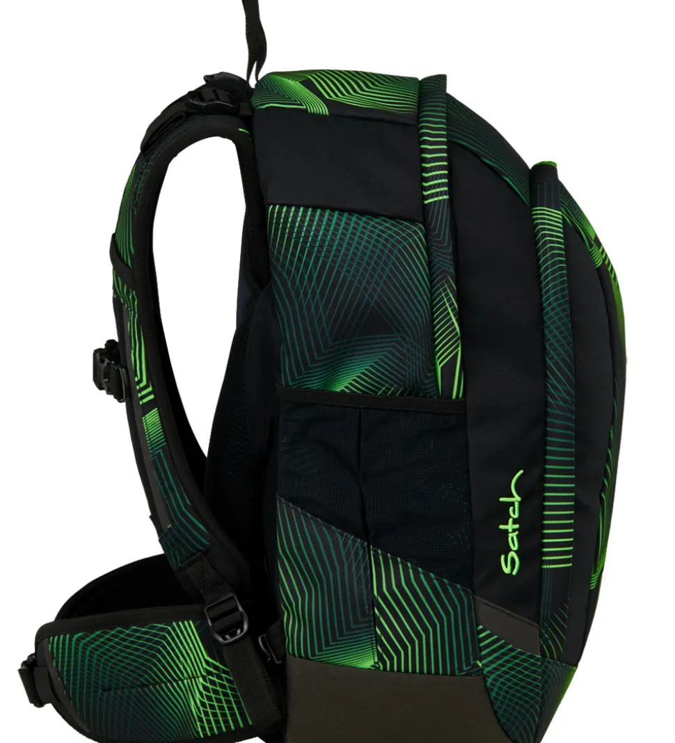 Satch Skoletaske - Air - Seismic Green