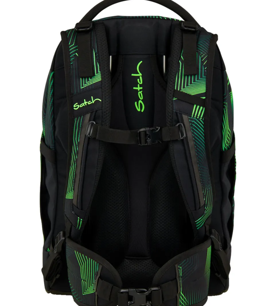 Satch Skoletaske - Pack - Seismic Green