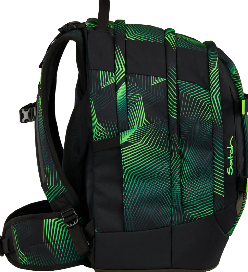 Satch Skoletaske - Pack - Seismic Green