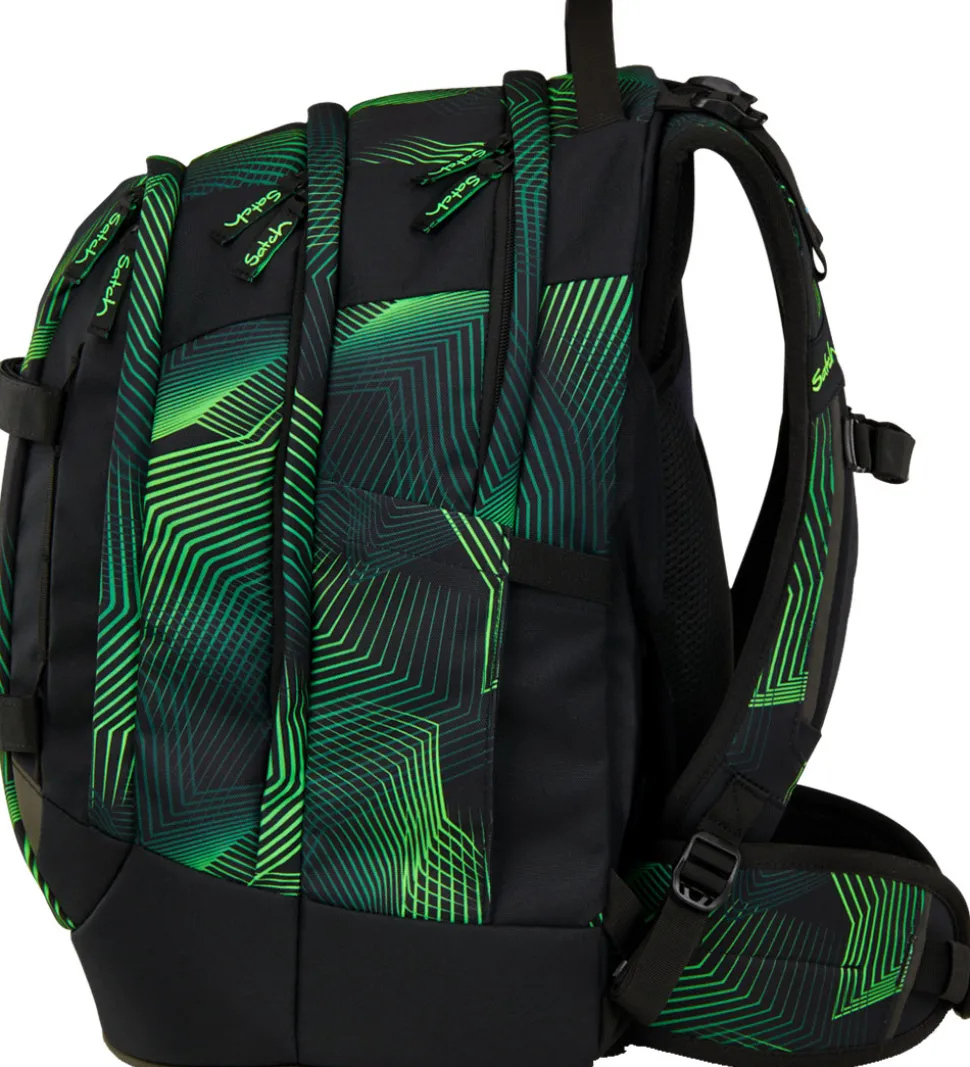 Satch Skoletaske - Pack - Seismic Green