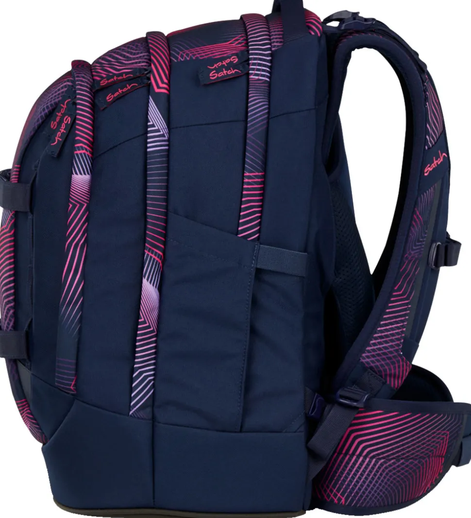 Satch Skoletaske - Pack - Seismic Pink