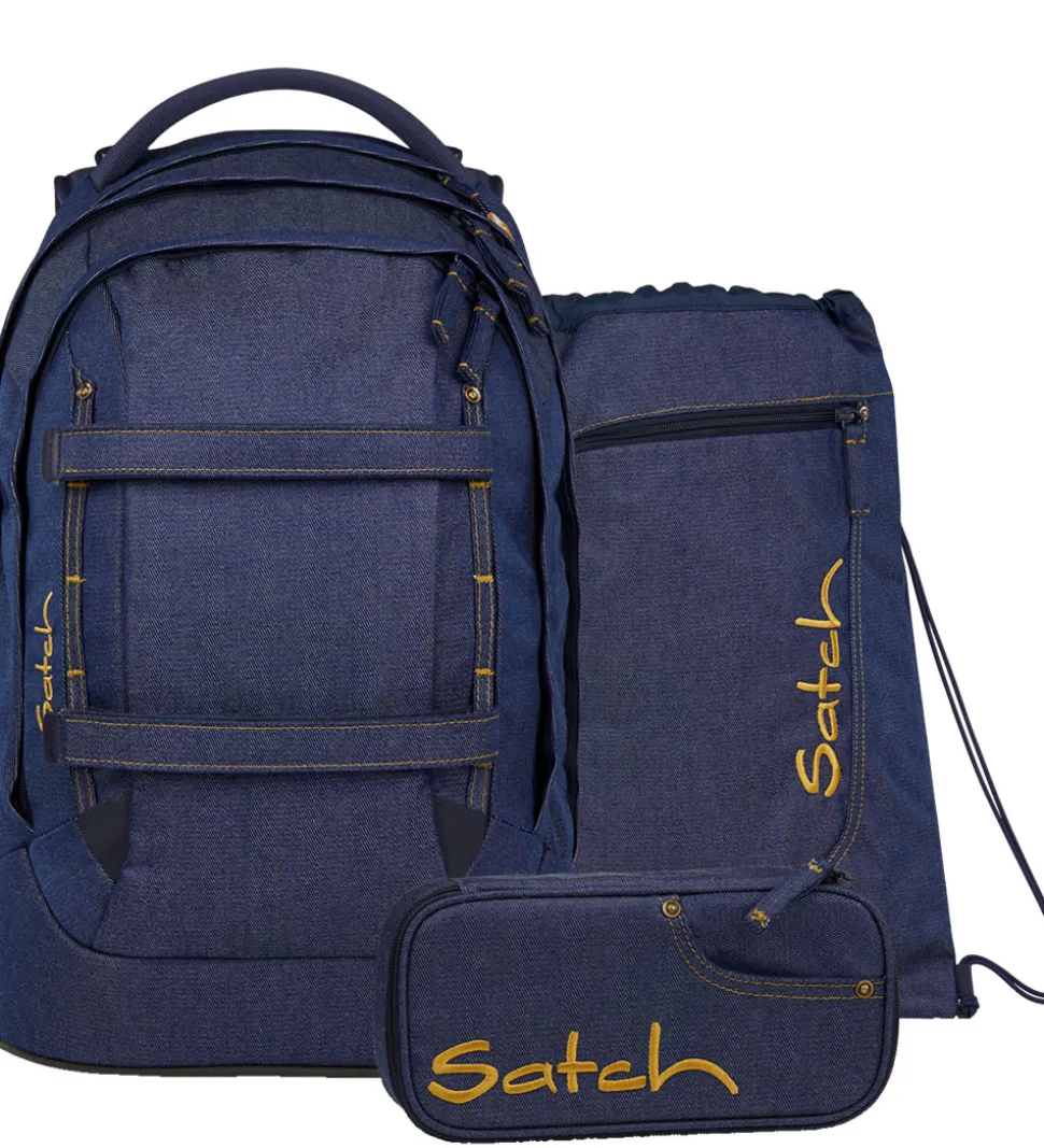 Satch Skoletaskesæt - Pack - Denim Blue