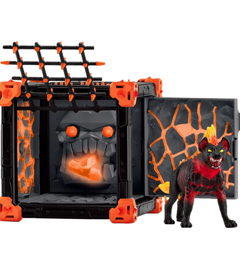 Schleich Eldrador Creatures - BattleCave Lava Hyena - 42674