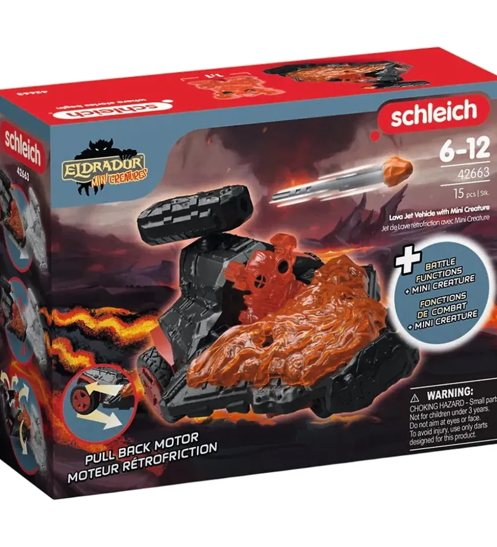 Schleich Eldrador Mini Creatures - Lava Jet Køretøj - 42663