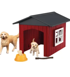 Schleich Farm World - Hundekennel m. 2 Golden Retrievers - 42722