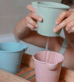 Scrunch Bath Buckets - 3-pak - Sage Green/Dusty Rose/Duck Egg Bl