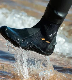 Seac Badesko m. Lynlås - Basic HD 5 mm - Sort