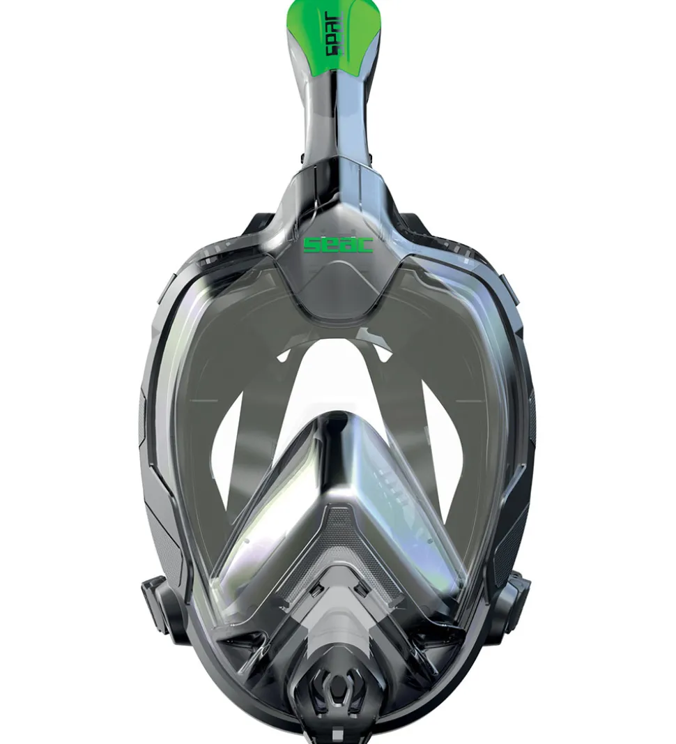 Seac Snorkelmaske - Libera S/M - Sort/Lime