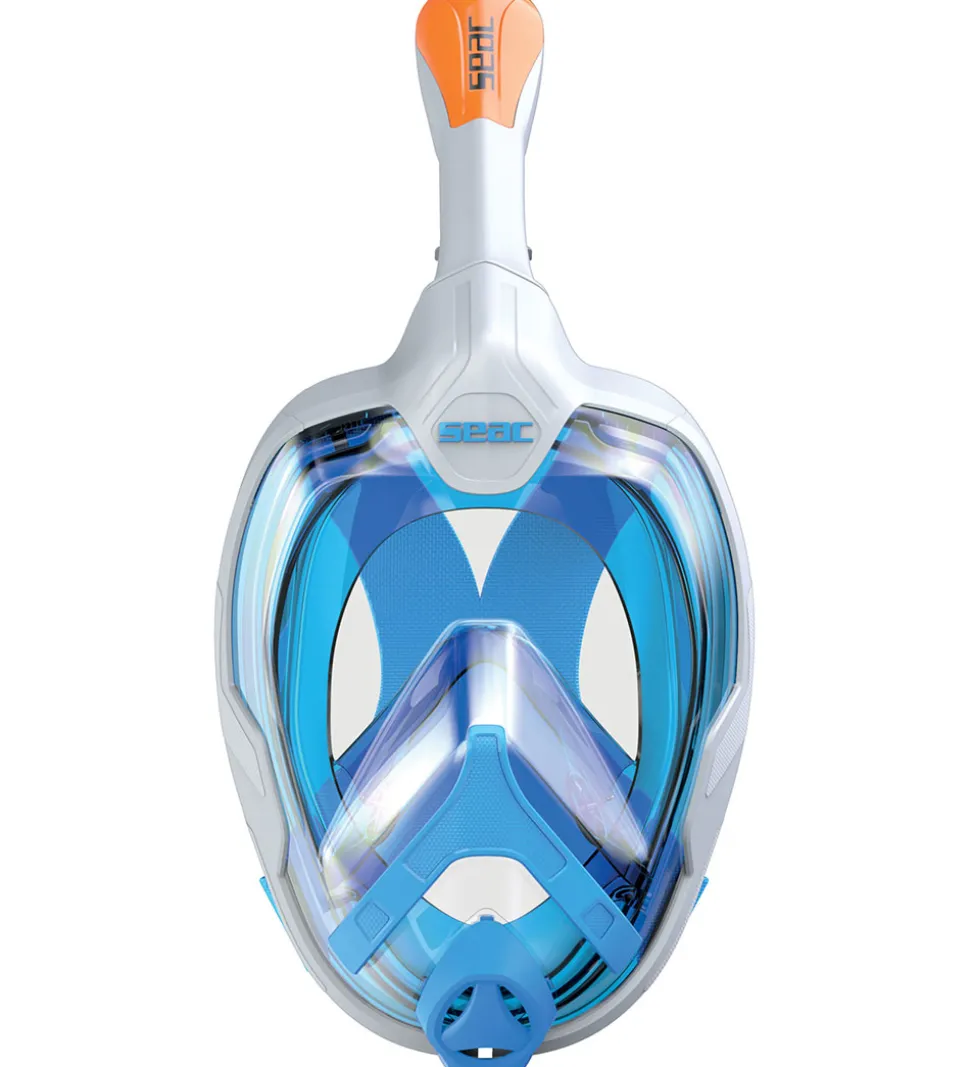 Seac Snorkelmaske - Magica L/XL - Hvid/Orange