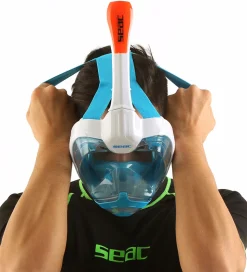 Seac Snorkelmaske - Magica L/XL - Hvid/Orange