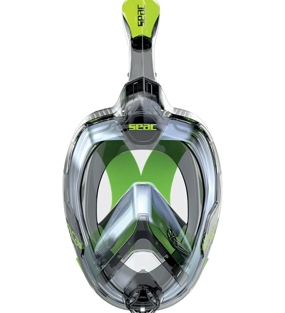 Seac Snorkelmaske - Magica L/XL - Sort/Lime
