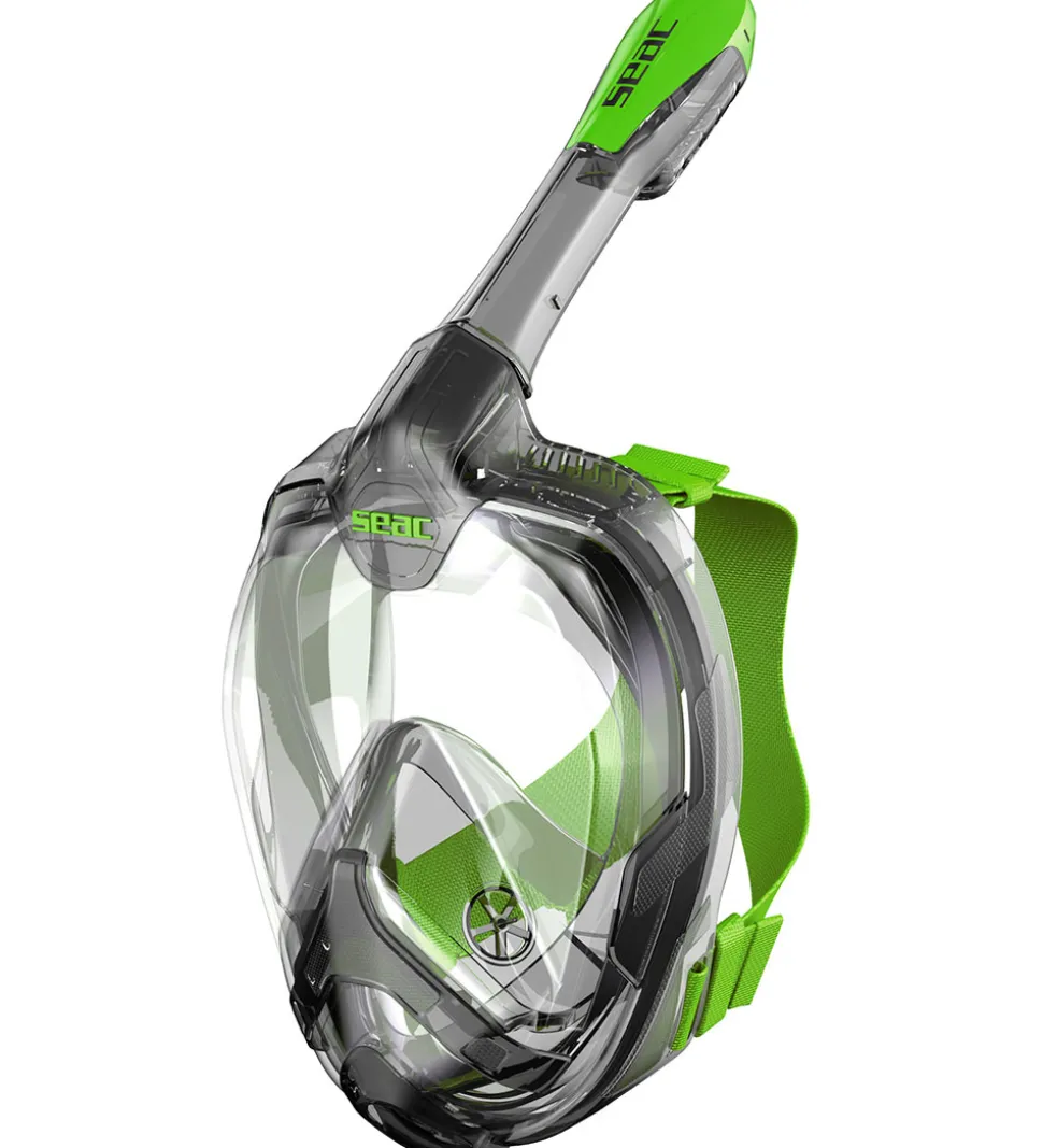 Seac Snorkelmaske - Magica L/XL - Sort/Lime