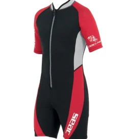 Seac Våddragt - Ciao Shorty Kid - 2,5 mm - Sort/Rød