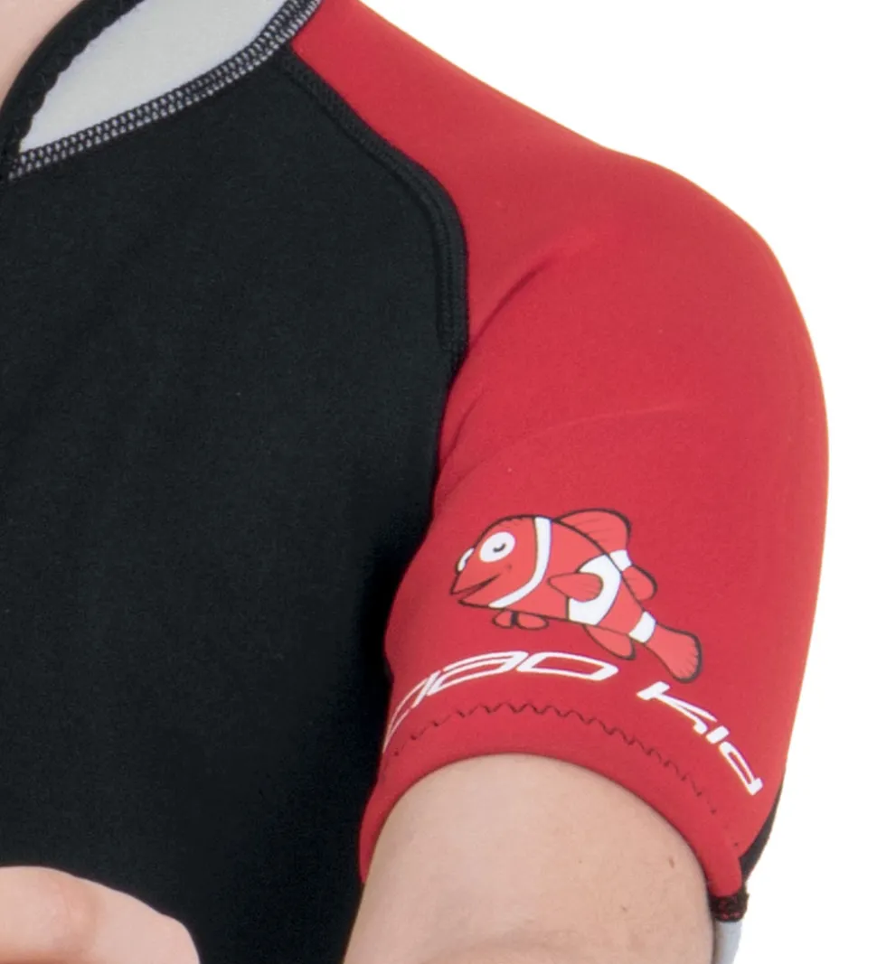 Seac Våddragt - Ciao Shorty Kid - 2,5 mm - Sort/Rød