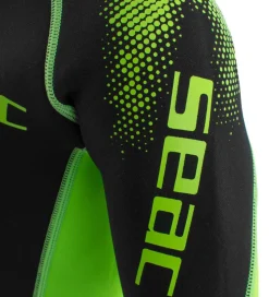 Seac Våddragt - Look Shorty Kid 2,5 mm - Sort/Lime