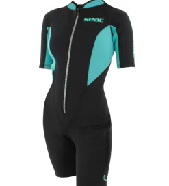 Seac Våddragt - Look Shorty Lady 2,5 mm - Sort/Turkis