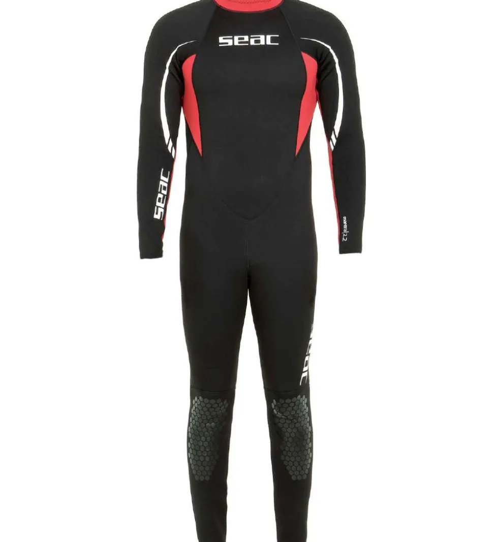 Seac Våddragt - Relax Man 2,2 mm - Sort/Rød