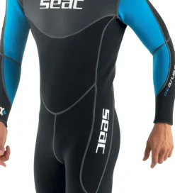 Seac Våddragt - Snese Man 3 mm - Sort/Blå