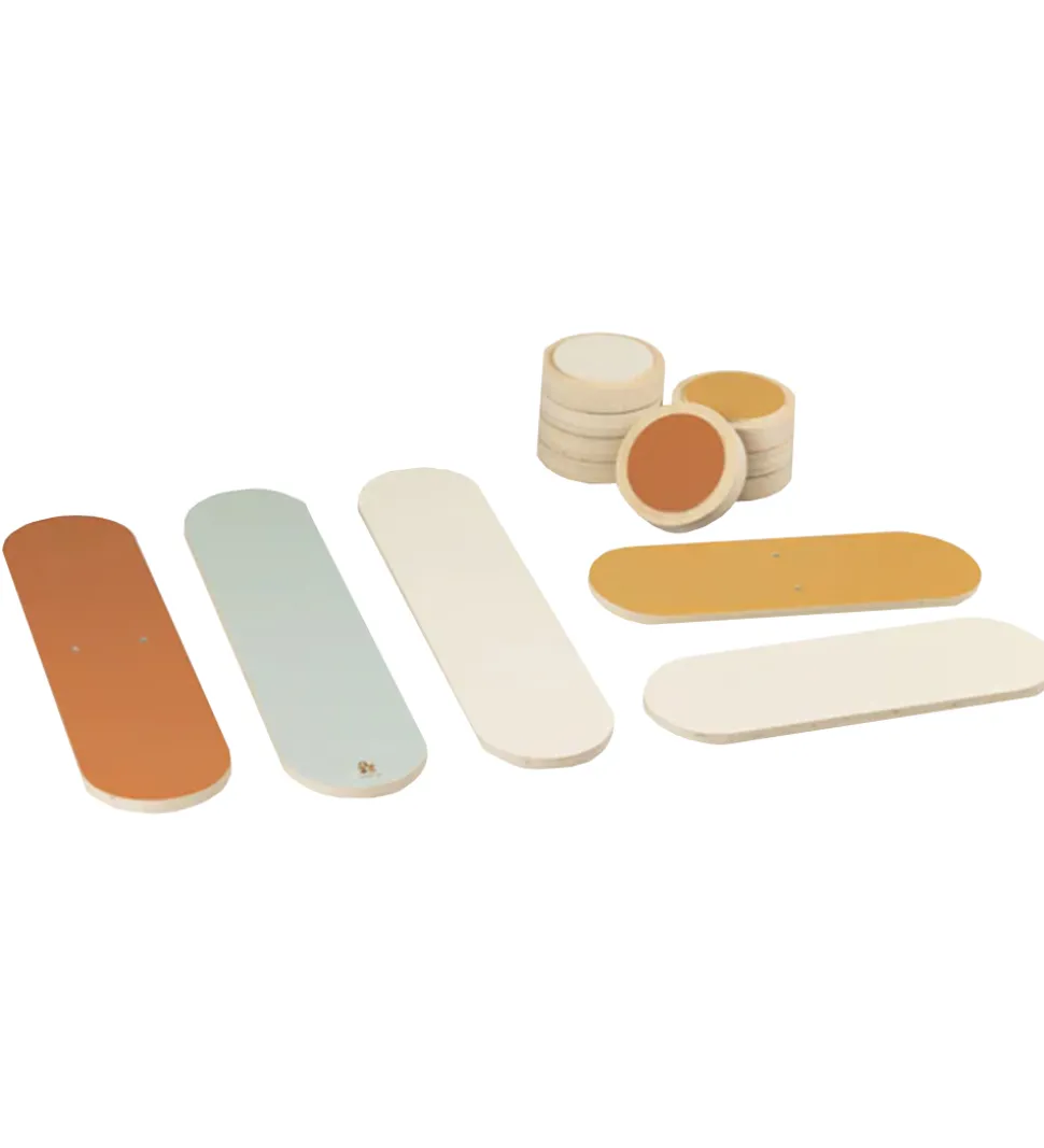 Sebra Balancebane - Træ - Multifarvet