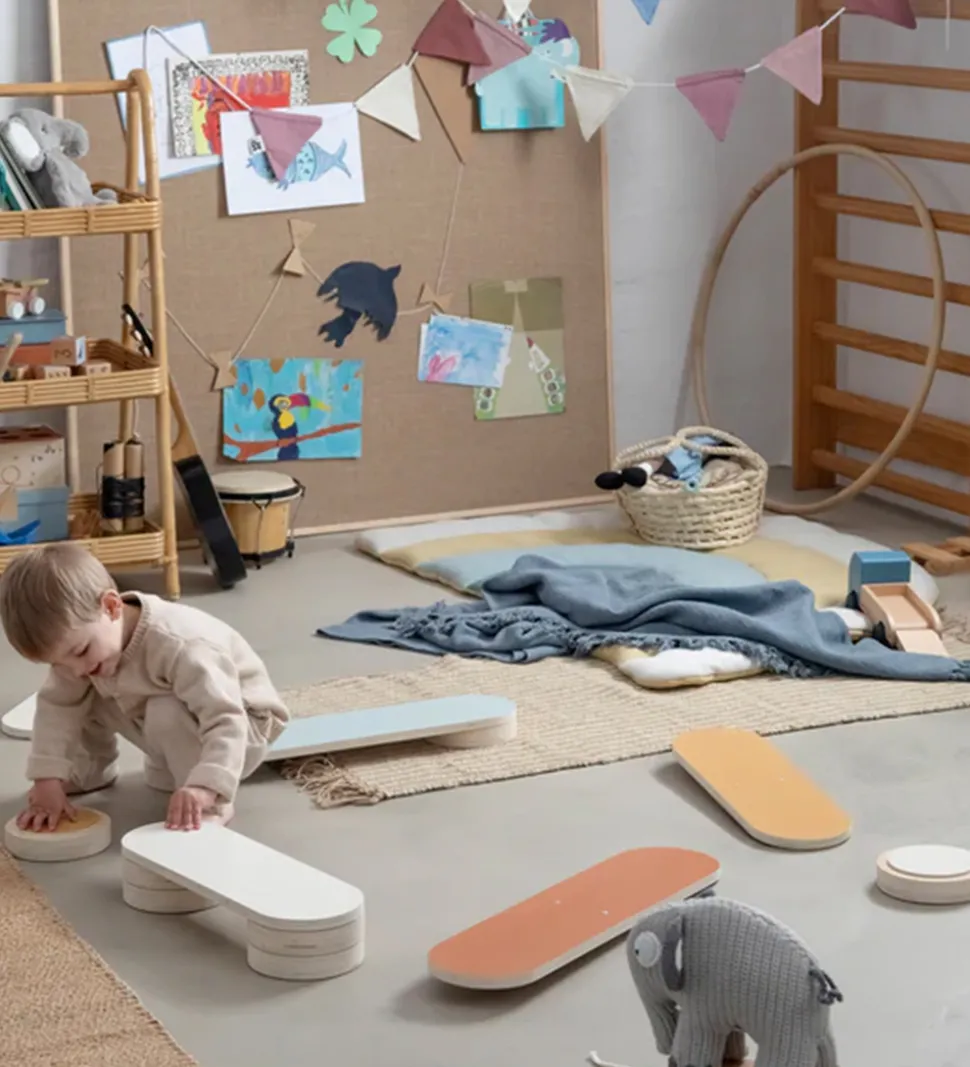 Sebra Balancebane - Træ - Multifarvet