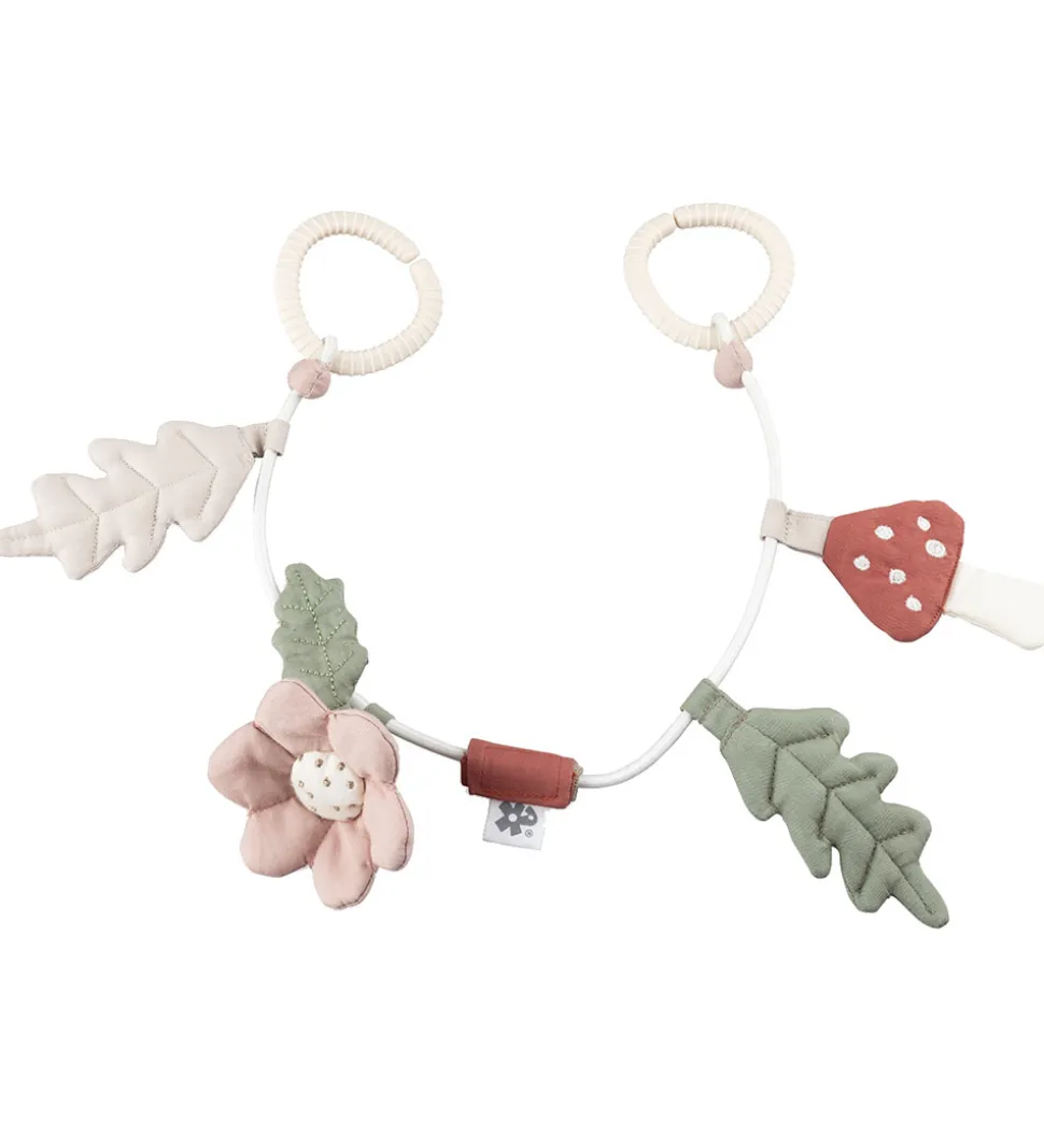 Sebra Barnevognskæde - Blade/Svamp/ Blomst