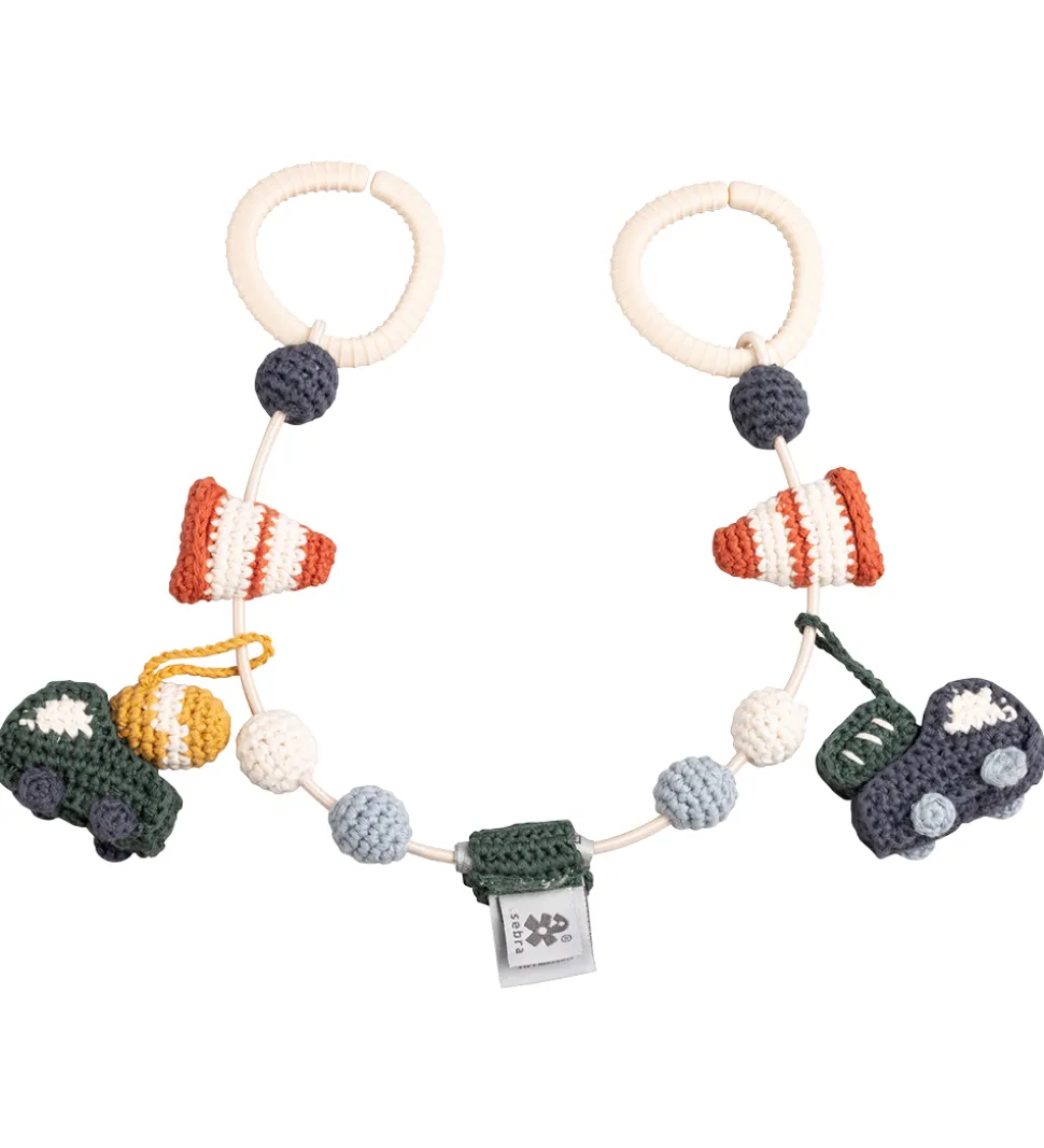 Sebra Barnevognskæde - Hæklet - Busy Builders