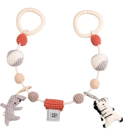 Sebra Barnevognskæde - Hæklet - Teeny Toes