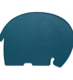 Sebra Dækkeserviet - Silikone - Fanto - Nordic Blue