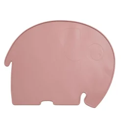 Sebra Dækkeserviet - Silikone - Rustic Plum Elefant