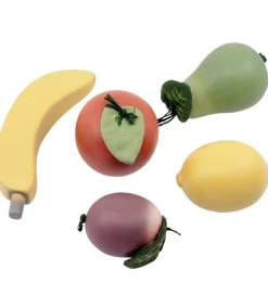 Sebra Frugter - Træ - Multifarvet