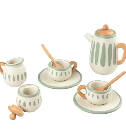 Sebra Lege Te-sæt - Træ - Classic White/Sage