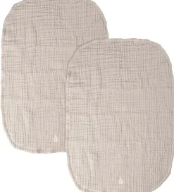 Sebra Pusleunderlag - 2-pak - Musselin - Jetty Beige