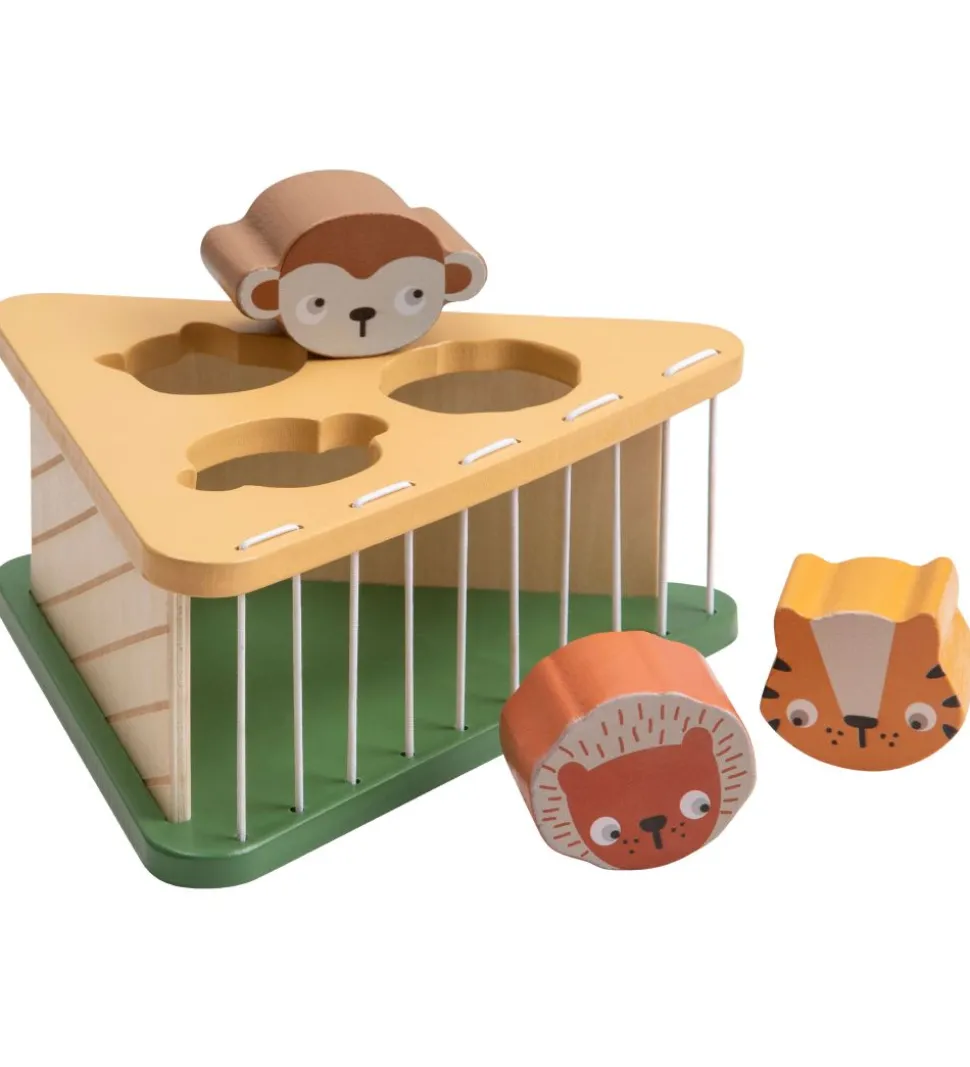 Sebra Puttekasse - Træ - Safari