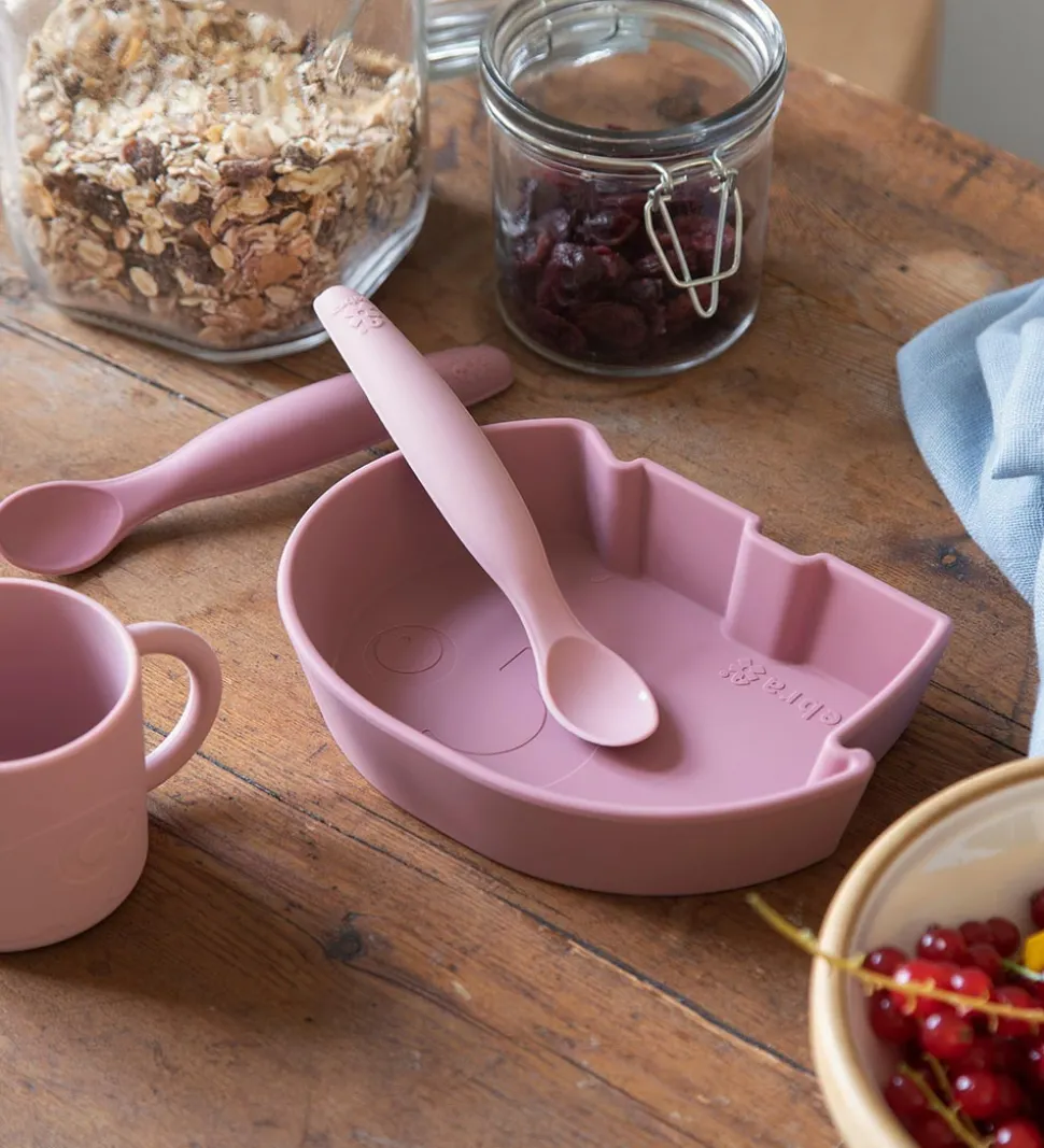 Sebra Skål - Silikone - Fanto - Vintage Rose