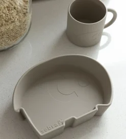 Sebra Skål - Silikone - Fanto - Jetty Beige