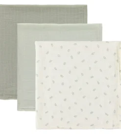 Sebra Stofble - 3-pak - 75x75 cm - Sophora Leaves/Mist Green