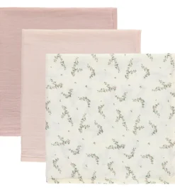 Sebra Stofbleer - 3-Pak - 75x75 cm - Rose