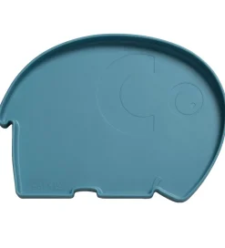 Sebra Tallerken - Silikone - Fanto - Vintage Blue