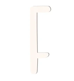 Sebra Træbogstaver - F - Birchbark Beige