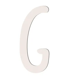 Sebra Træbogstaver - G - Birchbark Beige