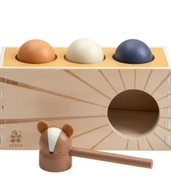 Sebra Trælegetøj - Hammerbræt - Woodland