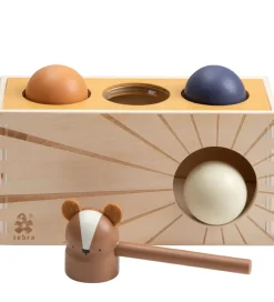 Sebra Trælegetøj - Hammerbræt - Woodland